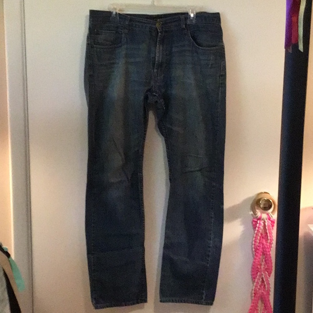 Men’s Bullhead Stone Washed Blue Jeans
